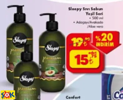 SLEEPY SIVI SABUN YEŞİL SERİ 500ML